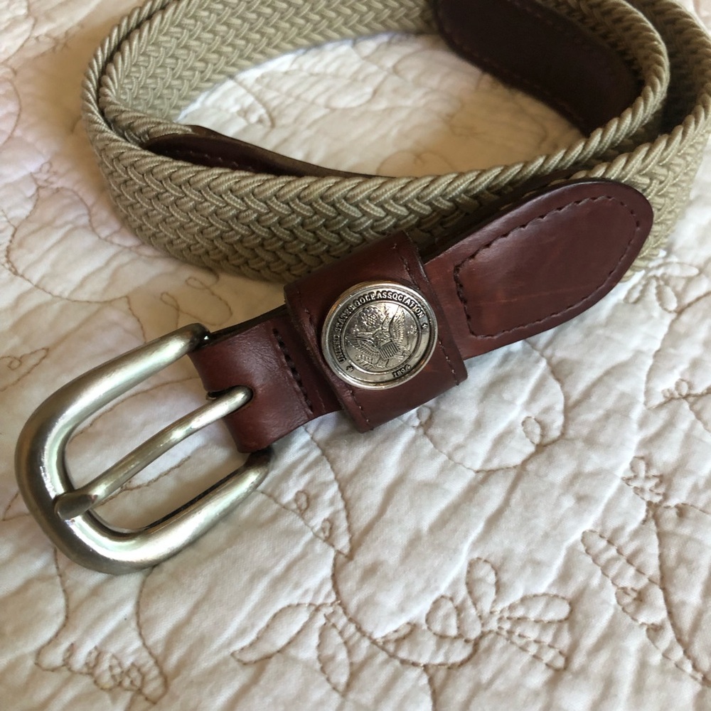 Vintage USGA United States Golf Association 1894 Belt Size 36